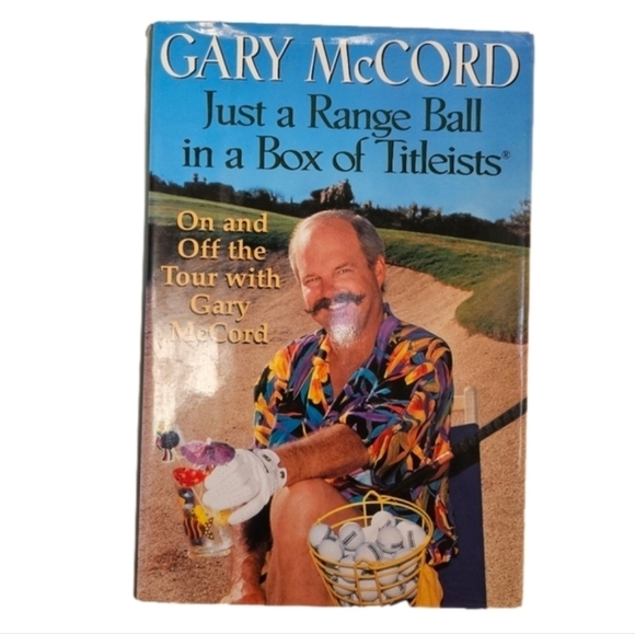 Just a Range Ball in a Box of Titleists by Gary McCord Home Accents Book - Picture 1 of 9